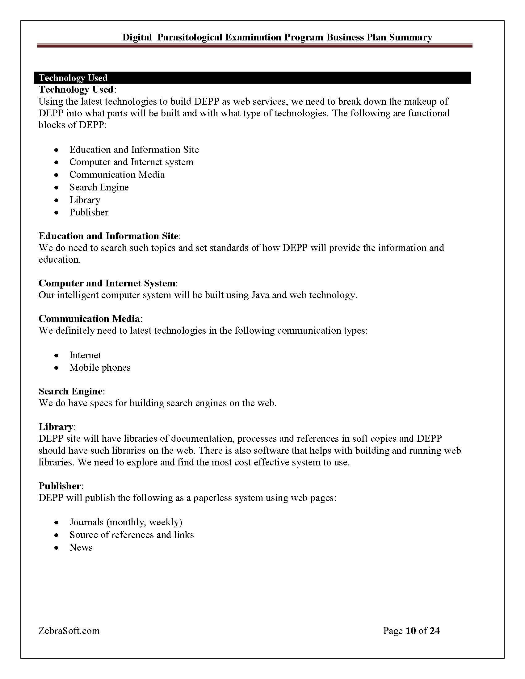 Business Plan 10