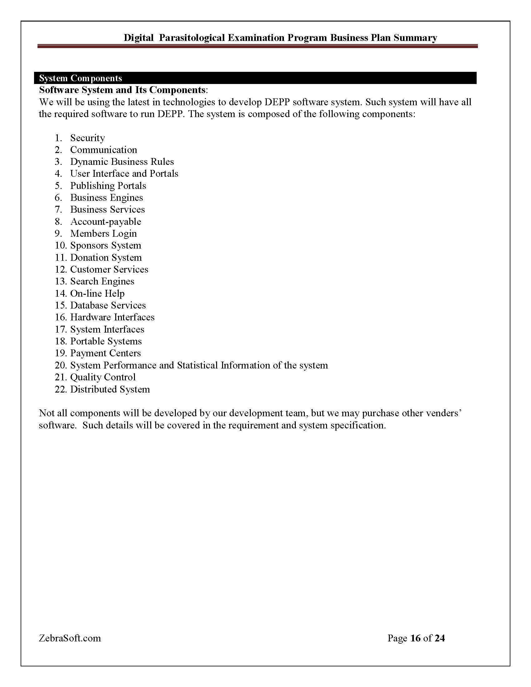 Business Plan 16