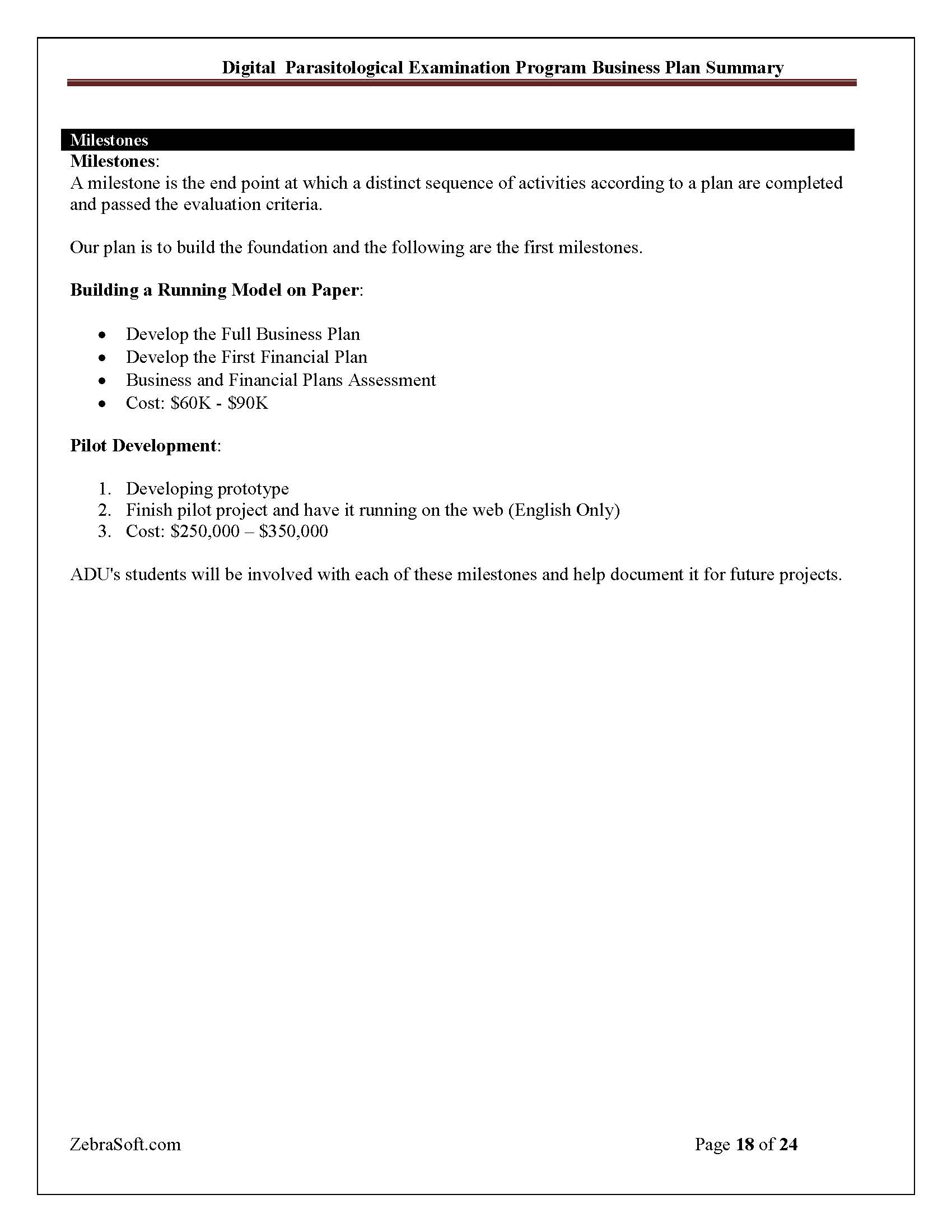 Business Plan 18