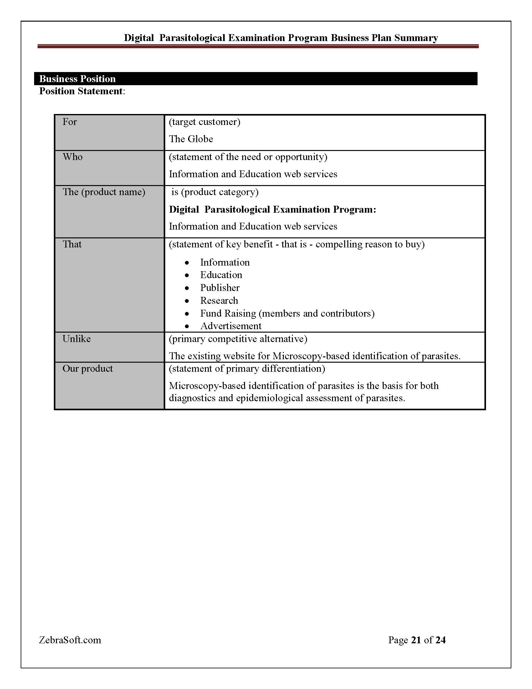 Business Plan 21