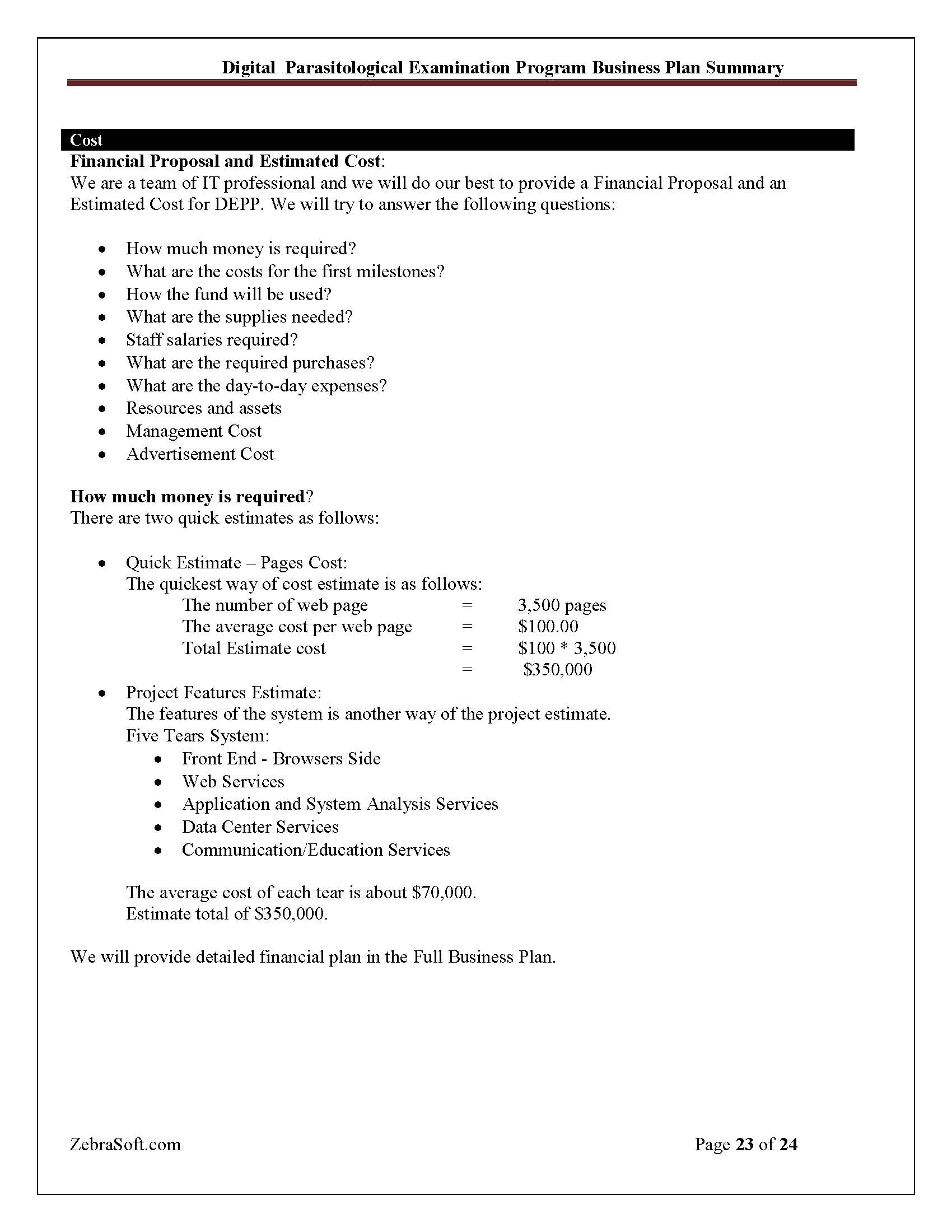 Business Plan 23