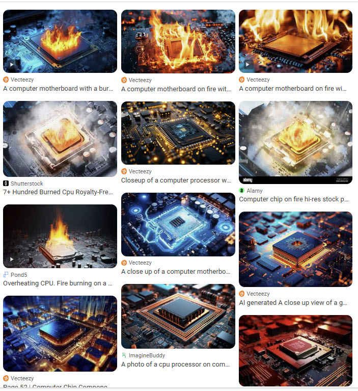 Computer Chips and Heat Generated