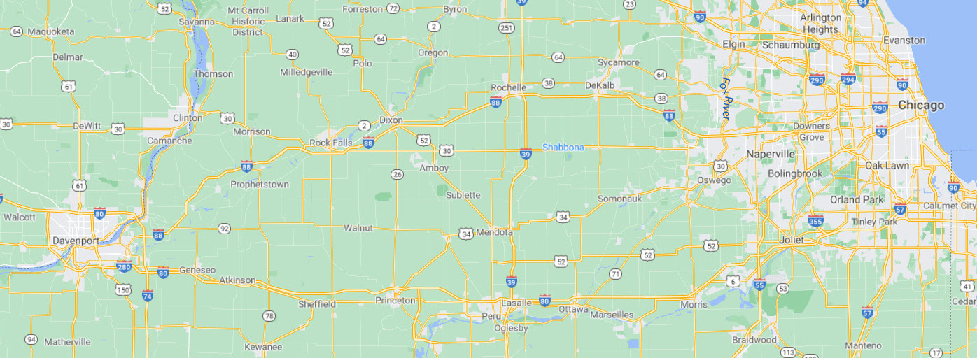 Chicago Davenport Routing Map